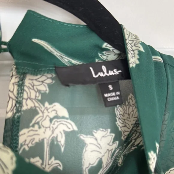 Lulu's Green Sheath Midi Dress for Weddings - Picture 2 of 5